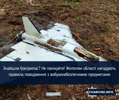 Вибухонебезпечні знахідки: алгоритм дій для цивільних