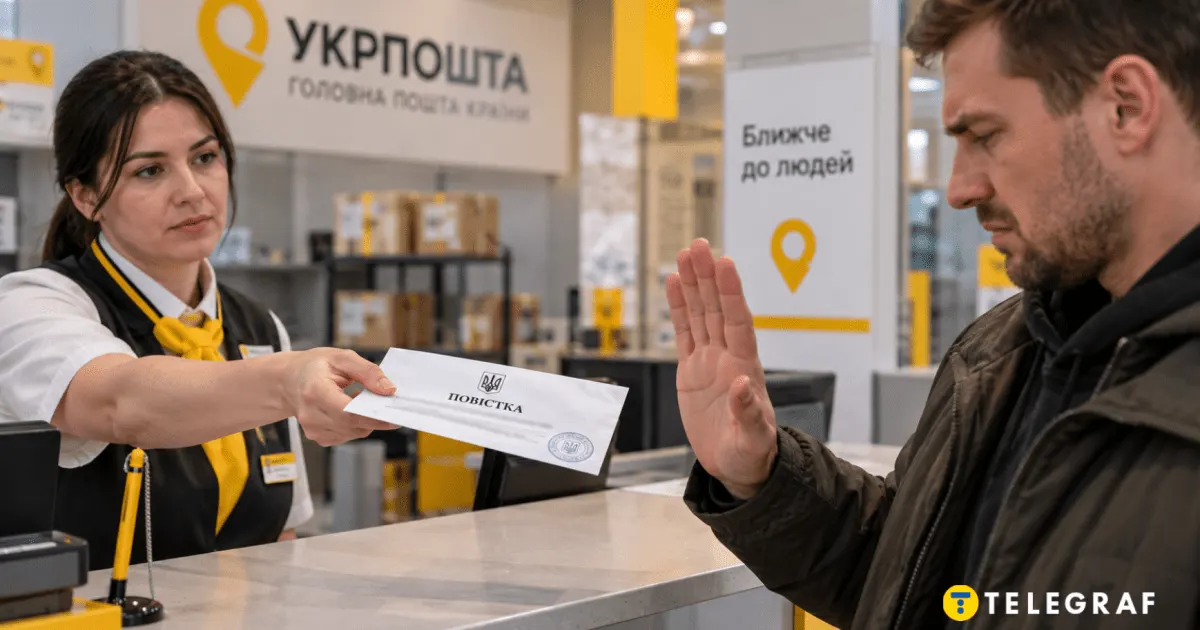 Повістка поштою: чому не забрати лист від ТЦК — не вихід