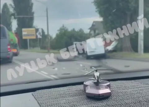 ДТП на Ковельській у Луцьку: зіткнулися два автомобілі