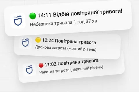 Жовтий чи червоний: як у Дніпрі дізнатися про рівень загрози