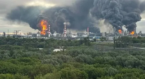 Удар по НПЗ РФ: понад 45% потужностей нафтопереробки виведено з ладу