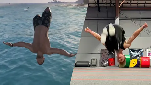 Геймерська суперечка про сальто з GTA 6: атлет довів, що трюк реальний