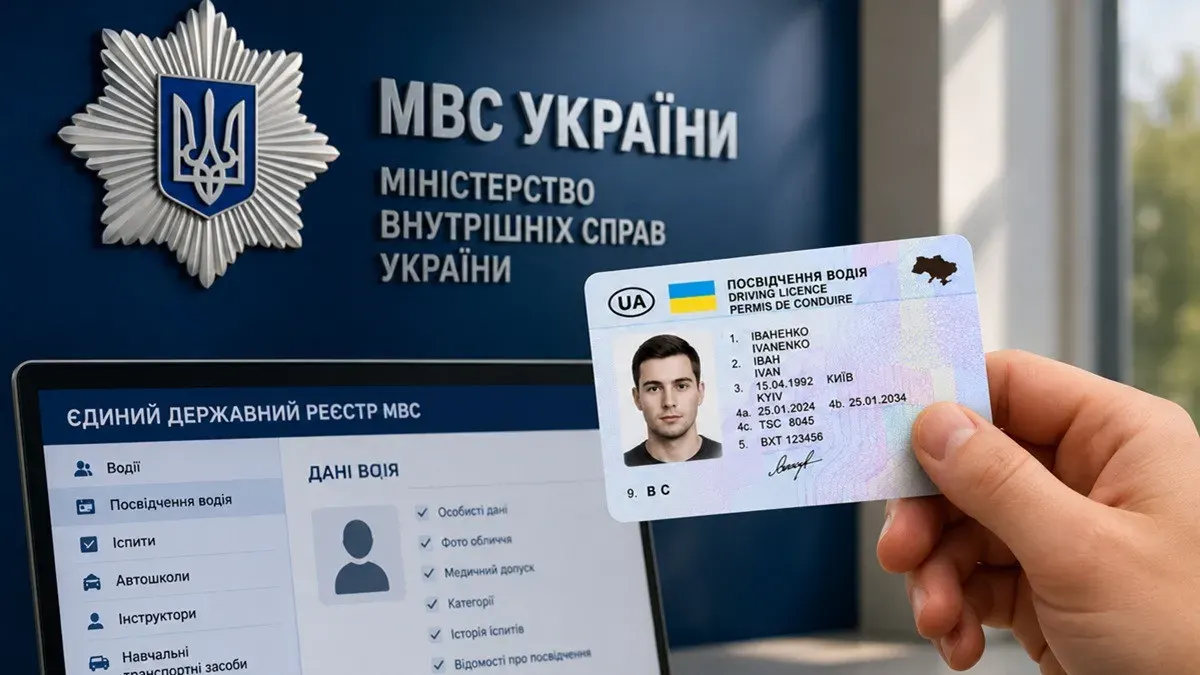 Цифровий контроль водіїв: що змінить новий реєстр МВС