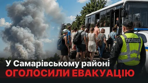 Самарівський район: евакуація через пожежу після вибуху