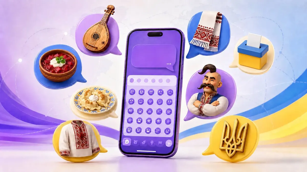 Українські емодзі у Viber: стартувало голосування за символи до Дня Незалежності