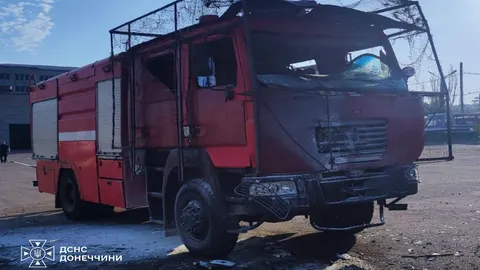 У Краматорську рятувальників атакував дрон під час ліквідації пожежі