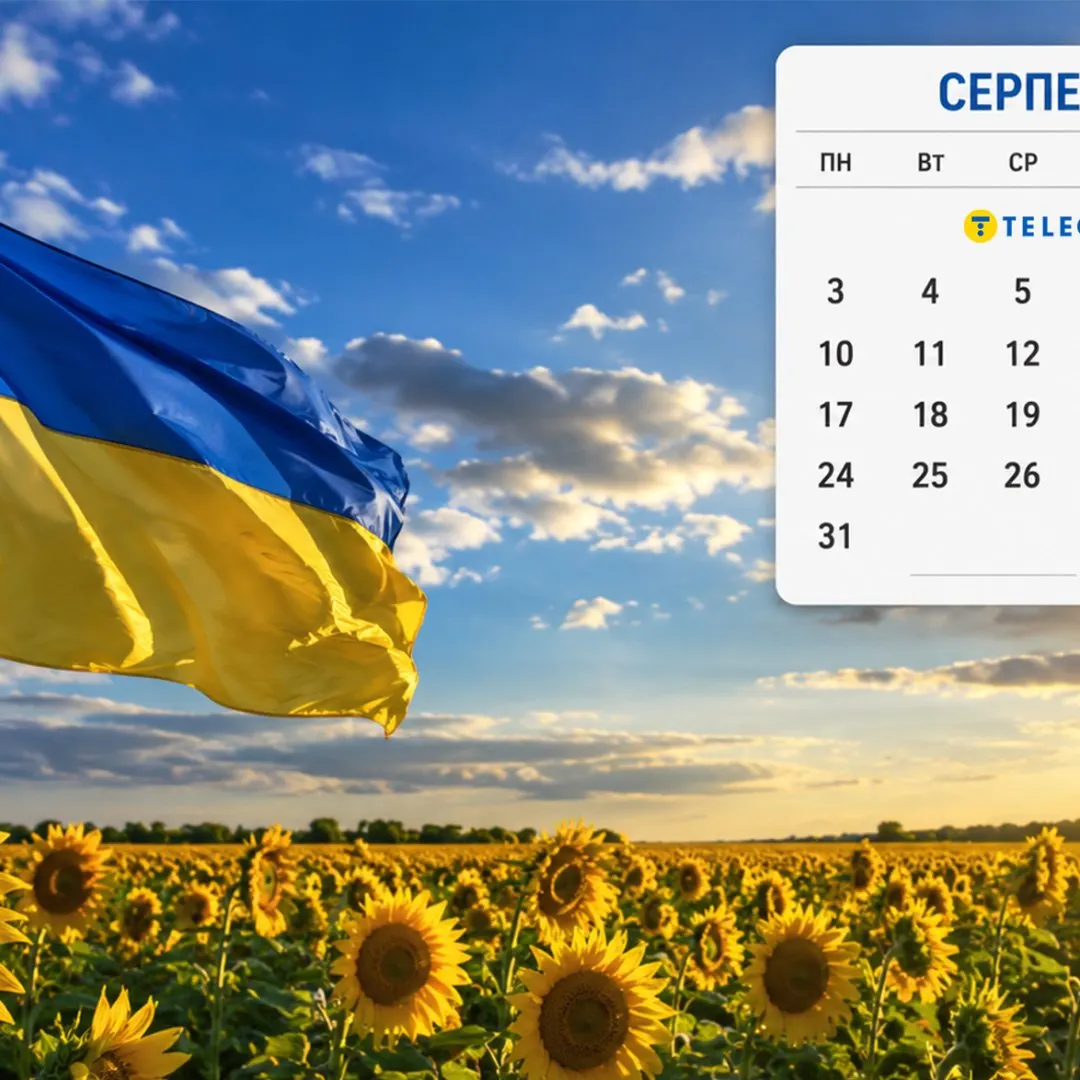 Серпневі свята 2026: День Незалежності, День прапора та чи будуть вихідні