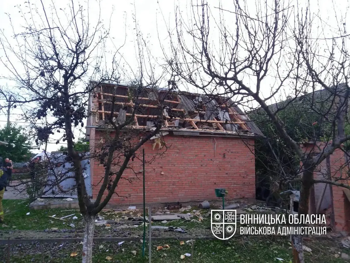 Атака на Вінниччину: двоє поранених, пошкоджені будинки