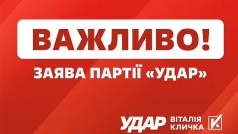 У «УДАРі» назвали умови проведення виборів в Україні