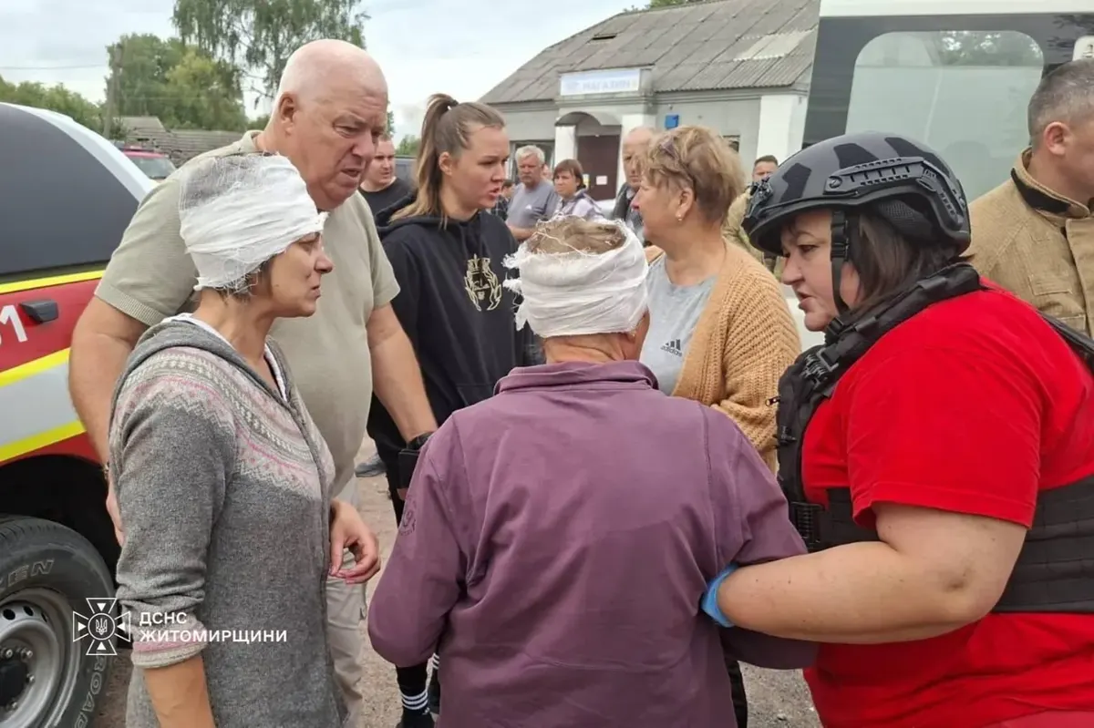 Атака РФ на Житомирщині: кількість постраждалих зросла до шести, серед них троє дітей