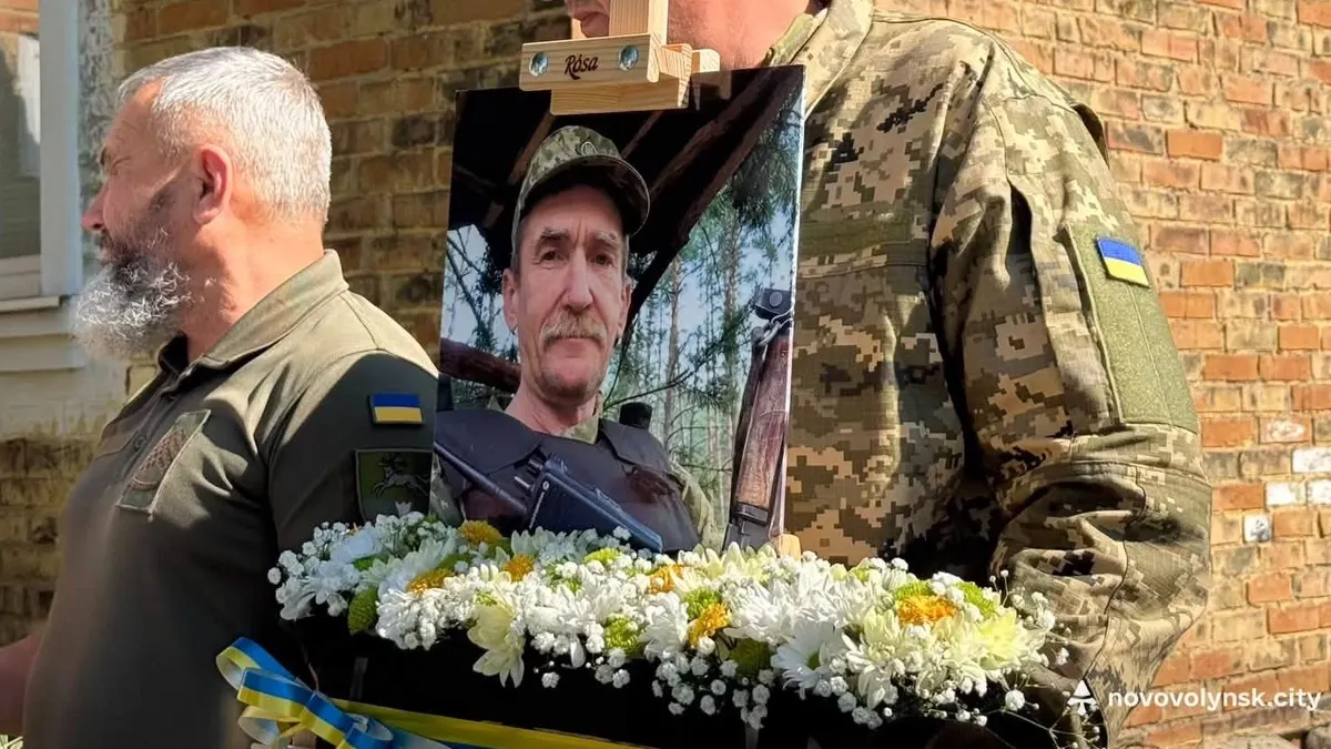 На Волині попрощалися з воїном Валентином Кушніруком, який 10 років захищав Україну