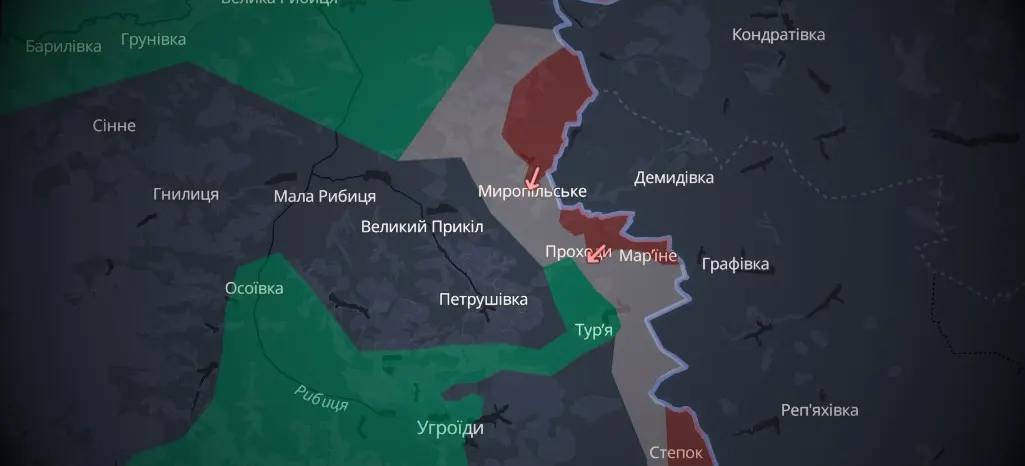 Штурми на Сумщині: ворог не має успіху, але присутній у 28 населених пунктах