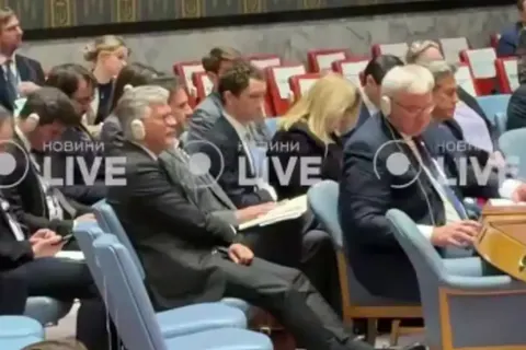 Навушники замість слів: як Україна відповіла на промову Лаврова в Радбезі ООН