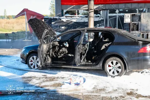 Удар по АЗС у Харкові: постраждали двоє людей