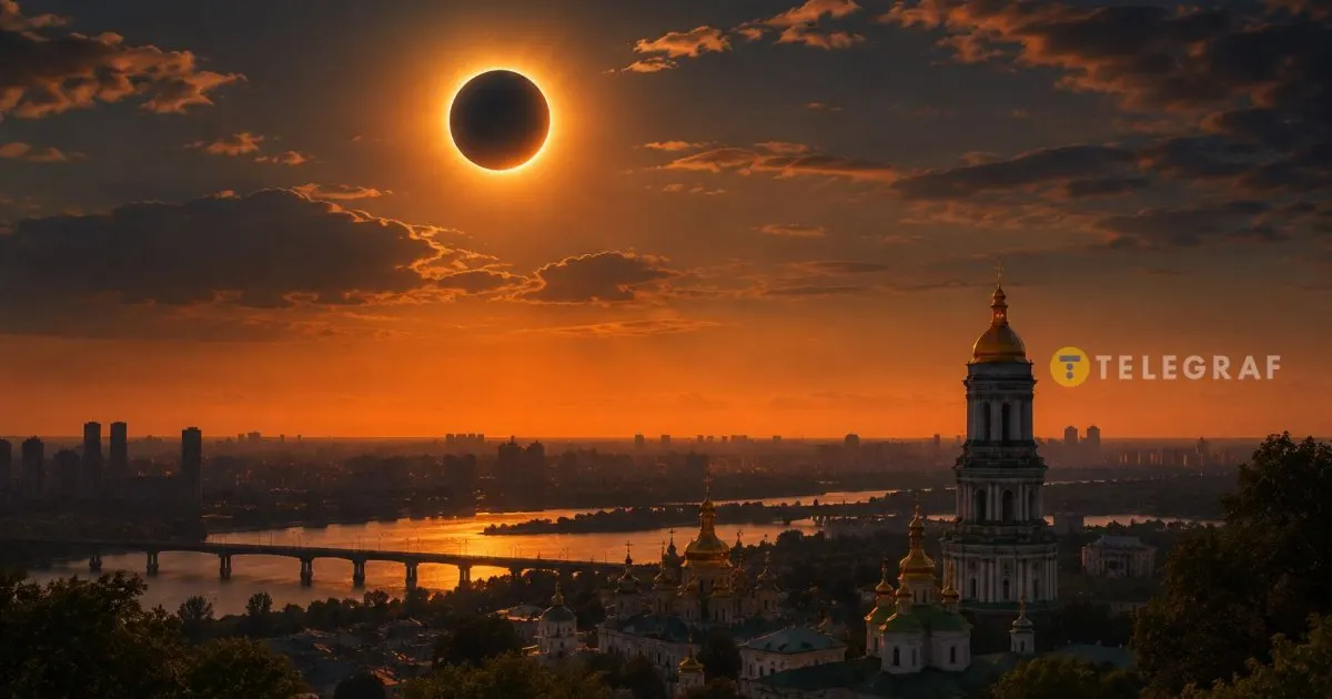 Рідкісне сонячне затемнення 12 серпня: що побачать українці
