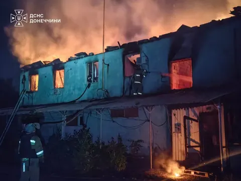 Пожежі на Краматорщині: 13 займань за добу, сім — через обстріли
