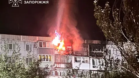 Атака дронів на Запоріжжя: загиблий, постраждалі та пожежі в місті