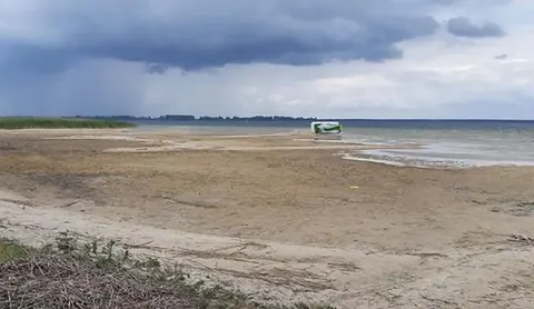 Волинь втрачає воду: Світязь міліє другий тиждень поспіль