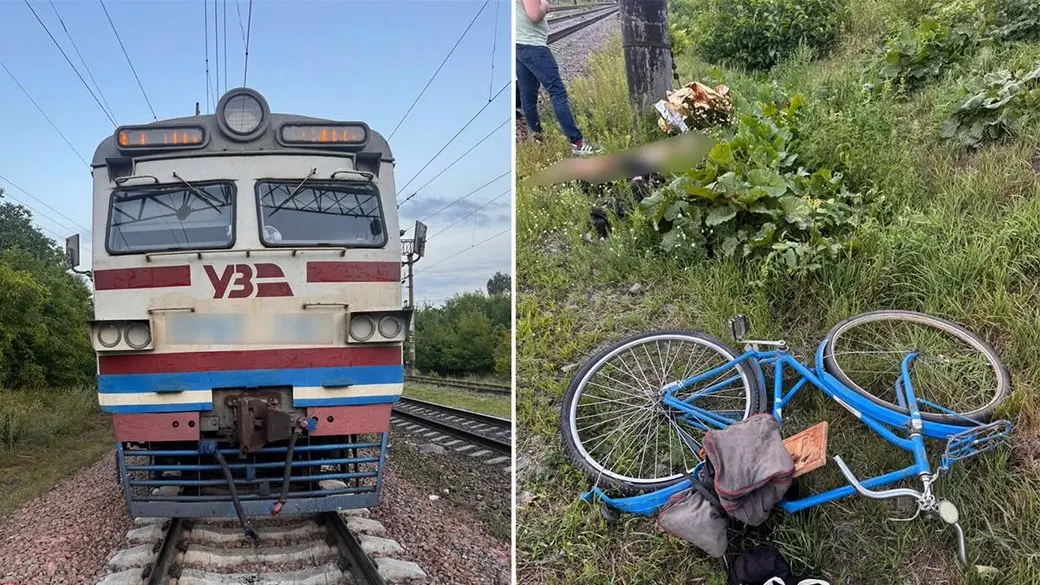 Смертельна ДТП на переїзді у Хмельницькому: велосипедист загинув під потягом