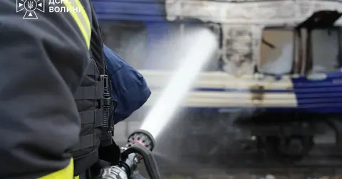 «Шахед» влучив у потяг на Волині, в якому їхали Полякова та Джонсон