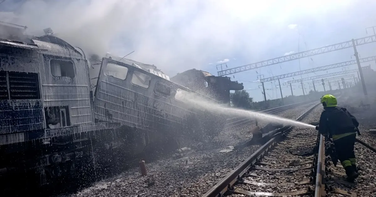 Росіяни вдруге за день атакували потяг на Одещині: евакуйовано 525 людей