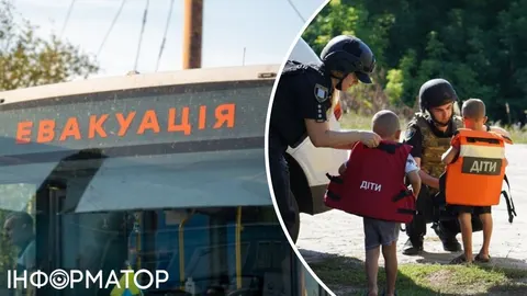 Дев'ять сіл Запорізької області: дітей примусово евакуюють