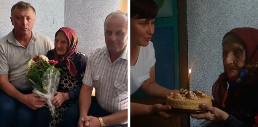 104 роки: на Волині привітали найстаршу жительку громади