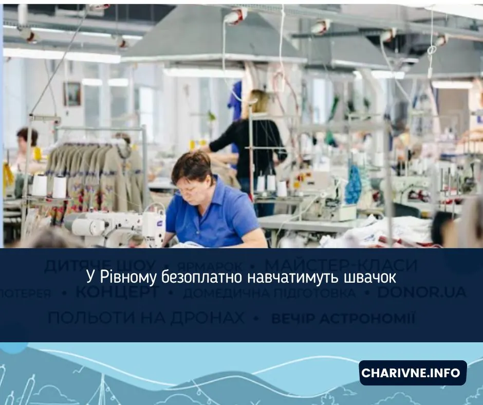 У Рівному жінок безоплатно навчатимуть швейній справі