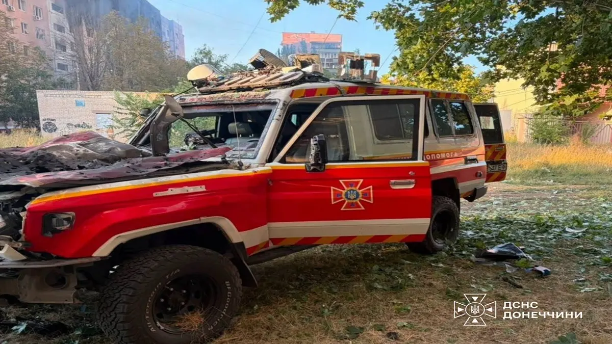 Краматорськ: росіяни вдарили по рятувальниках FPV-дроном