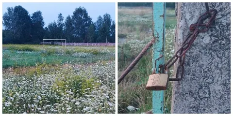 Занедбаний стадіон у Старій Вижівці: чому спортмайданчик заріс бур'янами