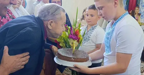 100-річний ювілей відзначив житель Тернопільщини Володимир Данилюк