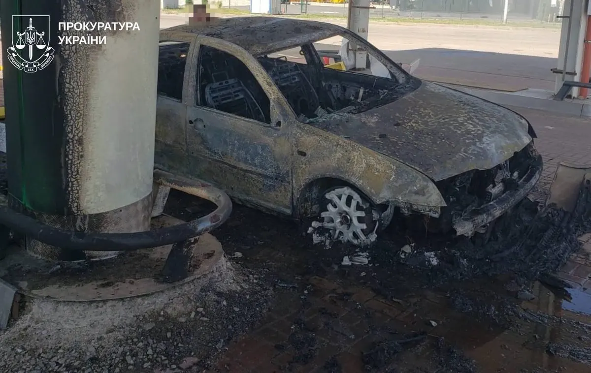 Атака дронів на АЗС у Харкові: двоє постраждалих, розпочато розслідування