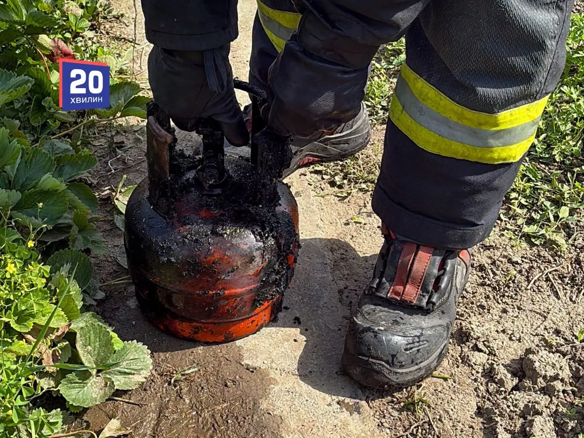 Несправний газовий балон ледь не влаштував пожежу в багатоповерхівці Ладижина