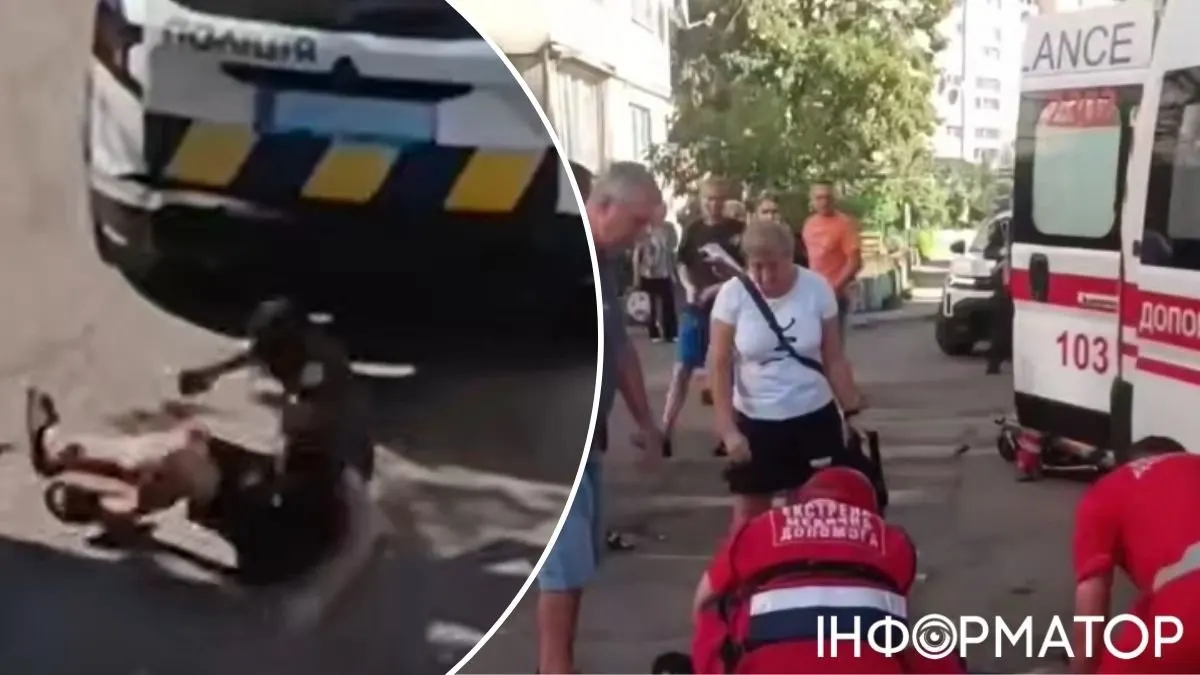 У Кам'янському поліція двічі переїхала чоловіка, який заважав затриманню